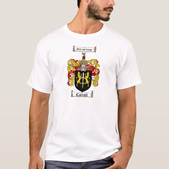 CARROLL-FAMILIENWAPPEN - CARROLL-WAPPEN T-Shirt (Vorderseite)