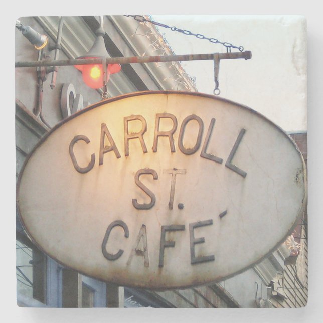 Carroll St Cafe Cabbagetown, Carroll St Café Steinuntersetzer (Vorderseite)
