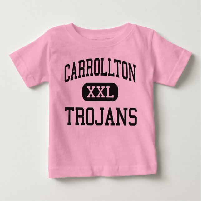 Carrollton - Trojans - Junior - Carrollton Georgia Baby T-shirt (Vorderseite)