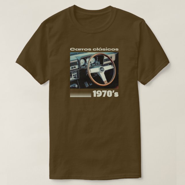 Carros Clasicos 1970er T-Shirt (Design vorne)