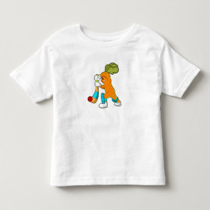 Carrot auf Cricket mit Kricketfledermaus Kleinkind T-shirt