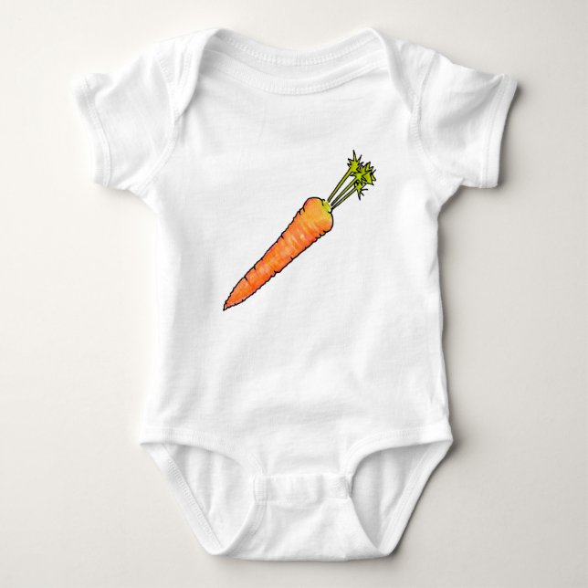 Carrot Baby Strampler (Vorderseite)