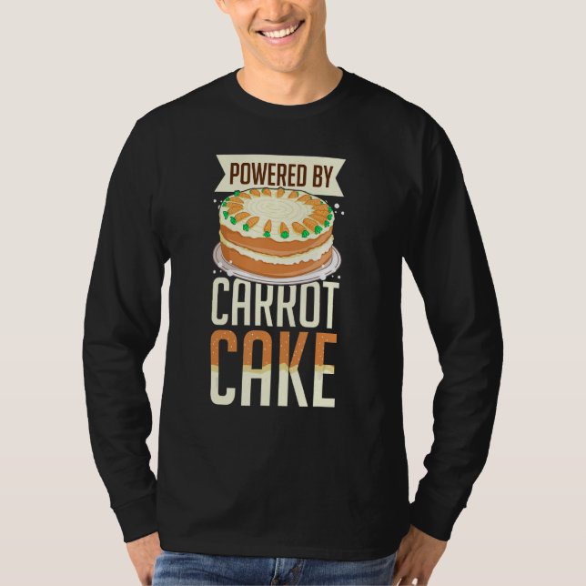Carrot Cake Rezept Cupcakes Pie Gluten frei Vegan T-Shirt (Vorderseite)