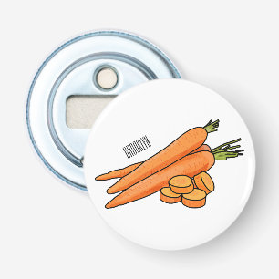 Carrot-Cartoon-Abbildung Flaschenöffner
