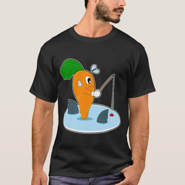 Carrot Fisher Shark fin Fish T-Shirt (Vorderseite)
