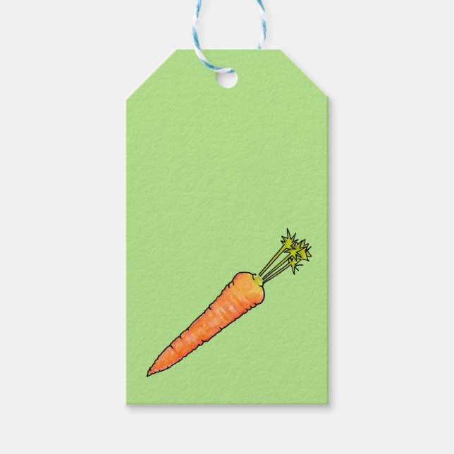 Carrot Geschenkanhänger (Vorderseite)