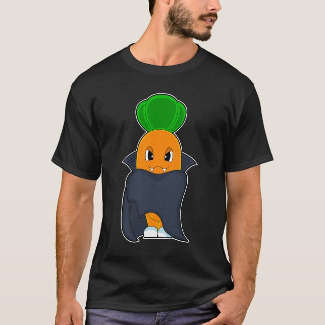 Carrot Halloween Vampire T-Shirt (Vorderseite)