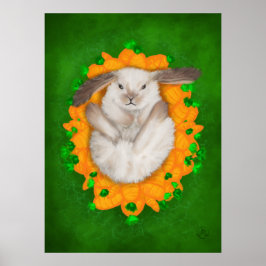 Carrot Haven: Braun und Weißer Sonnengott - Blase Poster