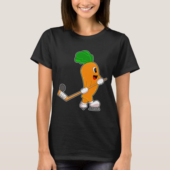 Carrot Ice Hockey Eishockeystick T-Shirt (Vorderseite)
