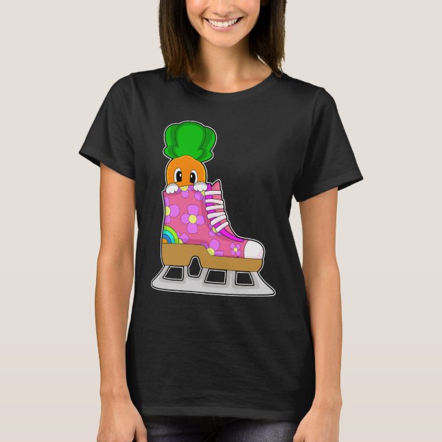 Carrot Ice Skaten Ice Skate T-Shirt (Vorderseite)
