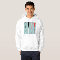 Carrot Icons Orange Schwarz-weiß Hoodie