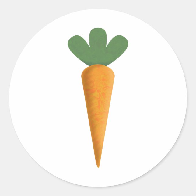 Carrot Runder Aufkleber (Vorderseite)