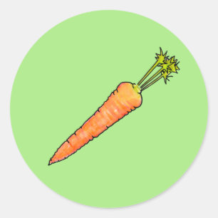 Carrot Runder Aufkleber