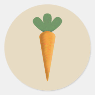 Carrot Runder Aufkleber