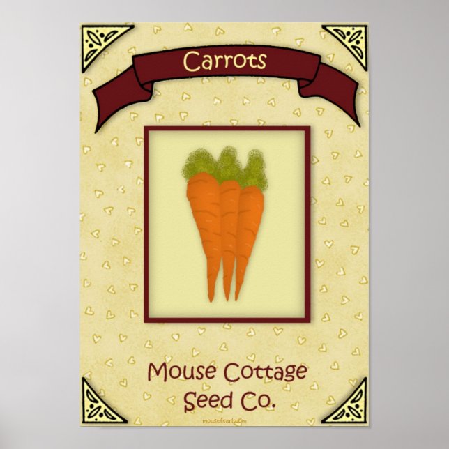 Carrot Seeds Poster (Vorne)