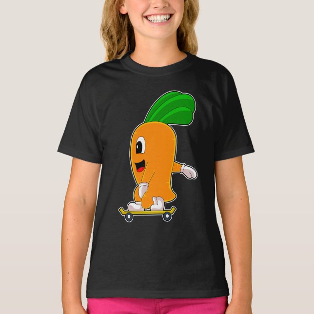 Carrot Skater Skateboard T-Shirt (Vorderseite)