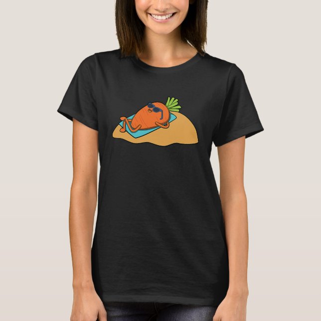 Carrot-Sonnenbrille T-Shirt (Vorderseite)
