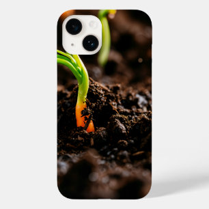 Carrot Sprout - Garden Growth Close-Up Case-Mate iPhone 14 Hülle