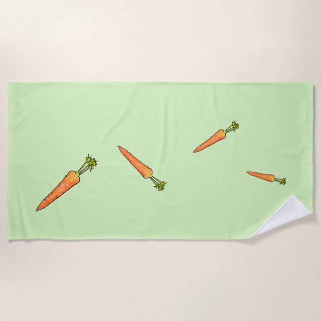 Carrot Strandtuch (Vorderseite)