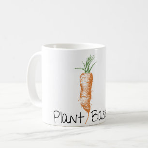 Carrot-Tasse auf Pflanze Kaffeetasse