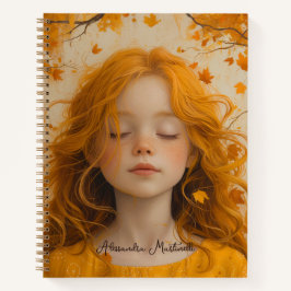 Carrot Top Kid - Personalisierte Fantasie Notizbuch