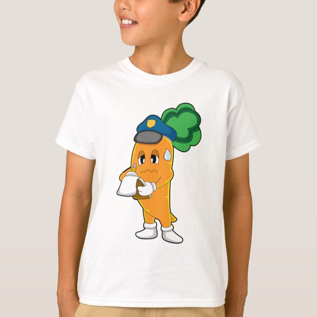 Carrot Traffic Warden Parkticket T-Shirt (Vorderseite)