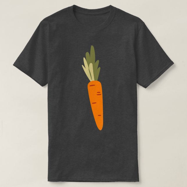Carrot veggie Vegetarier 312 T-Shirt (Design vorne)