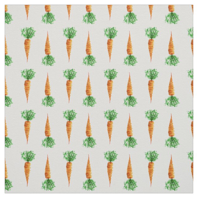 Carrots Aquarell Moderne Muster Stoff (Muster)