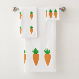 "Carrots" Badetuch-Set Badhandtuch Set