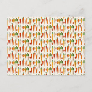Carrots-Sorten von Ernst Benary Postkarte