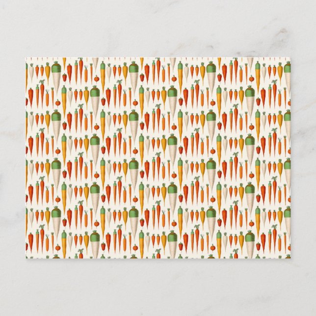 Carrots-Sorten von Ernst Benary Postkarte (Vorderseite)