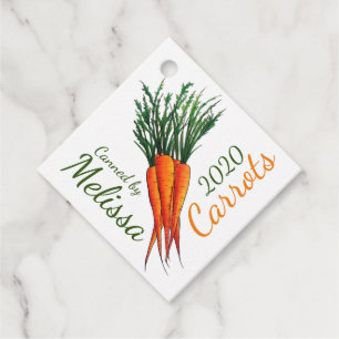 Carrots Zuhause vom Küchengarten von Geschenkanhänger