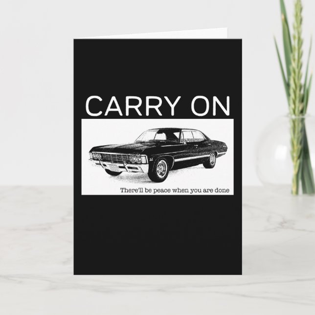 Carry auf 1967 Chevrolet Impala Tribute Design Karte (Vorderseite)