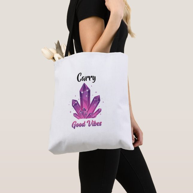 Carry Good Vibes Tote Bag | Positives Zitat (Von Nahem)