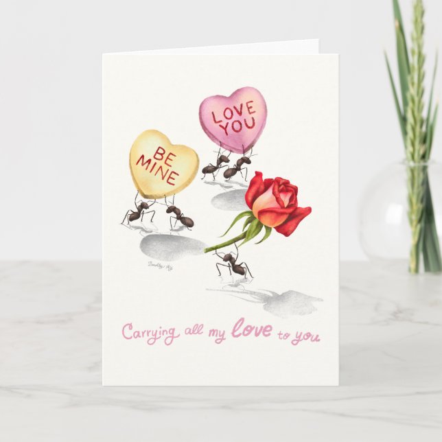 Carrying all my Love to you Karte (Vorderseite)