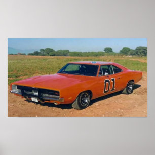 Cars Gen Lee Poster