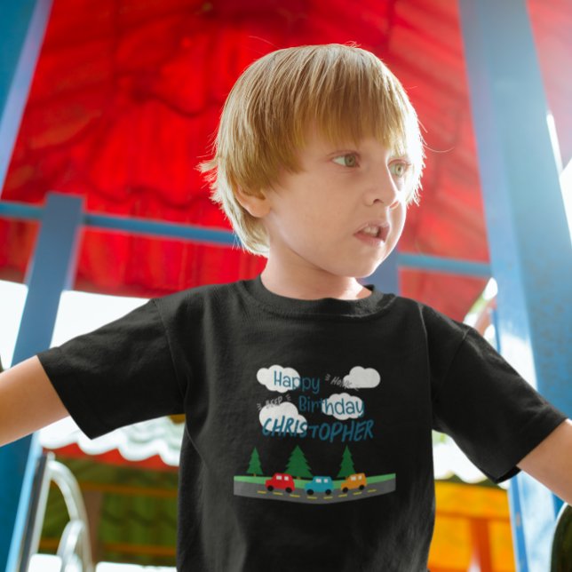 Cars Kids Boy Birthday Kleinkind T-shirt (Von Creator hochgeladen)