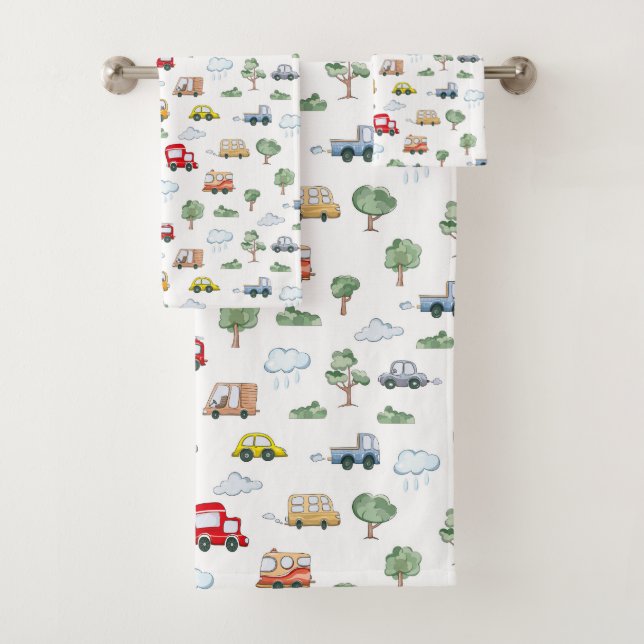 Cars Muster Badhandtuch Set (Insitu)