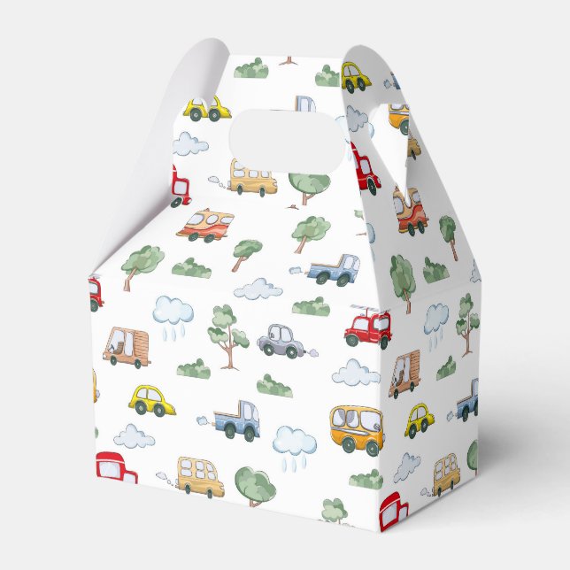 Cars Muster Geschenkschachtel (Vorderseite)