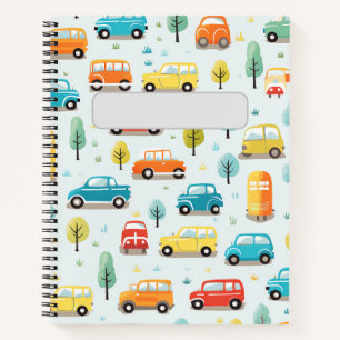 Cars Muster Notizbuch