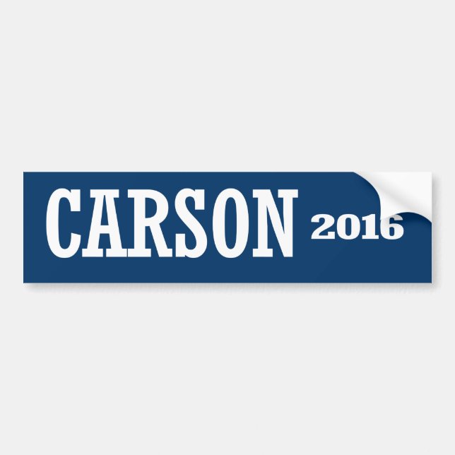 CARSON 2016 AUTOAUFKLEBER (Vorne)
