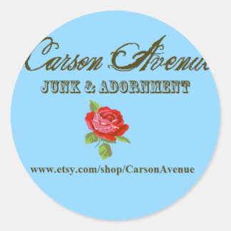 Carson Avenue Runder Aufkleber