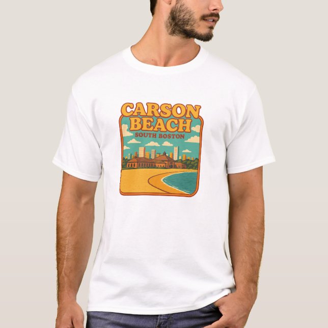 Carson Beach Souvenir  T-Shirt (Vorderseite)