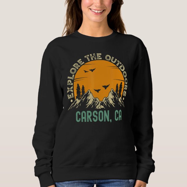 Carson California Exploration the Outdoor Sweatshirt (Vorderseite)