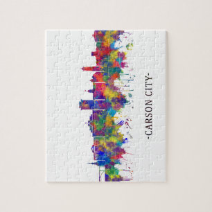 Carson City Nevada Skyline Puzzle