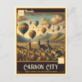 Carson City, Nevada | VINTAG Postkarte