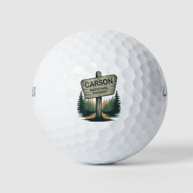 Carson National Forest New Mexico Golfball (Vorderseite)