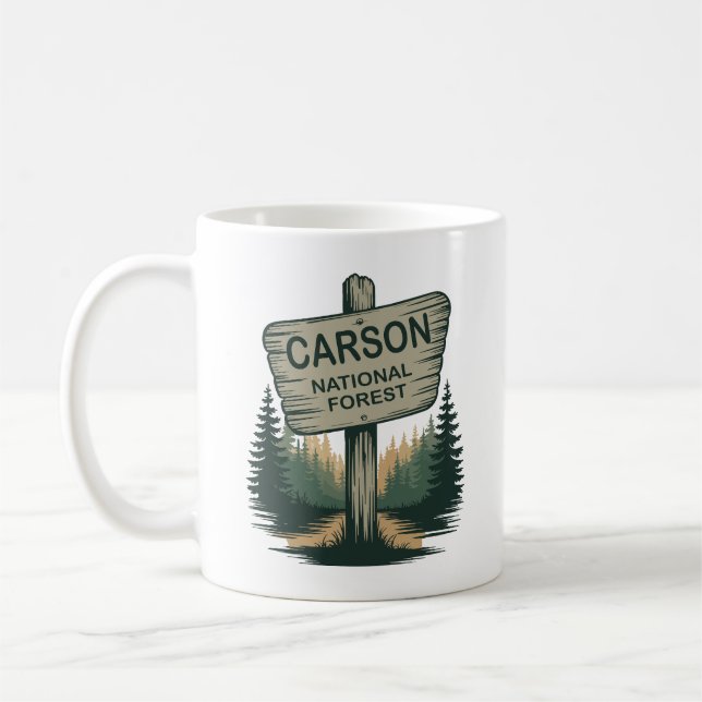 Carson National Forest New Mexico Kaffeetasse (Links)