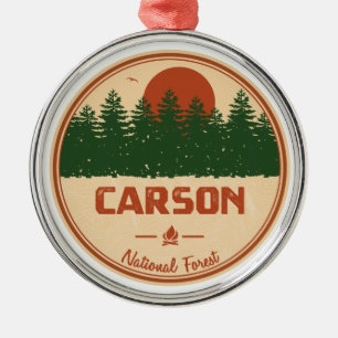 Carson National Forest Ornament Aus Metall