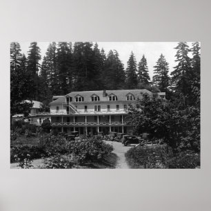 Carson, WA Shipherd's Springs Hotel View Poster
